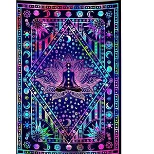 7 chakra altar tapestry